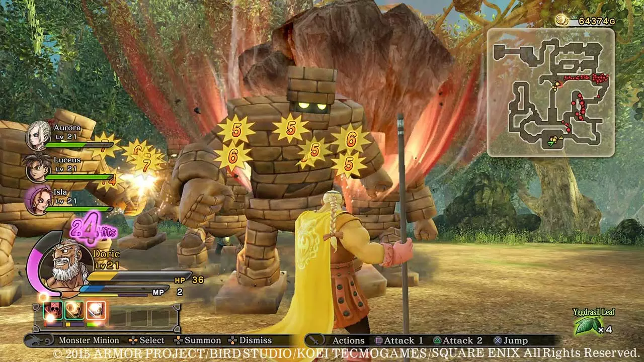 勇者斗恶龙 英雄集结：暗龙与世界树之城-DRAGON QUEST HEROES: The World Tree's Woe and the Blight Below-游戏截图-好玩游戏库