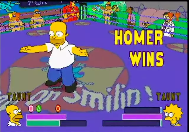 -The Simpsons Wrestling-游戏截图-好玩游戏库