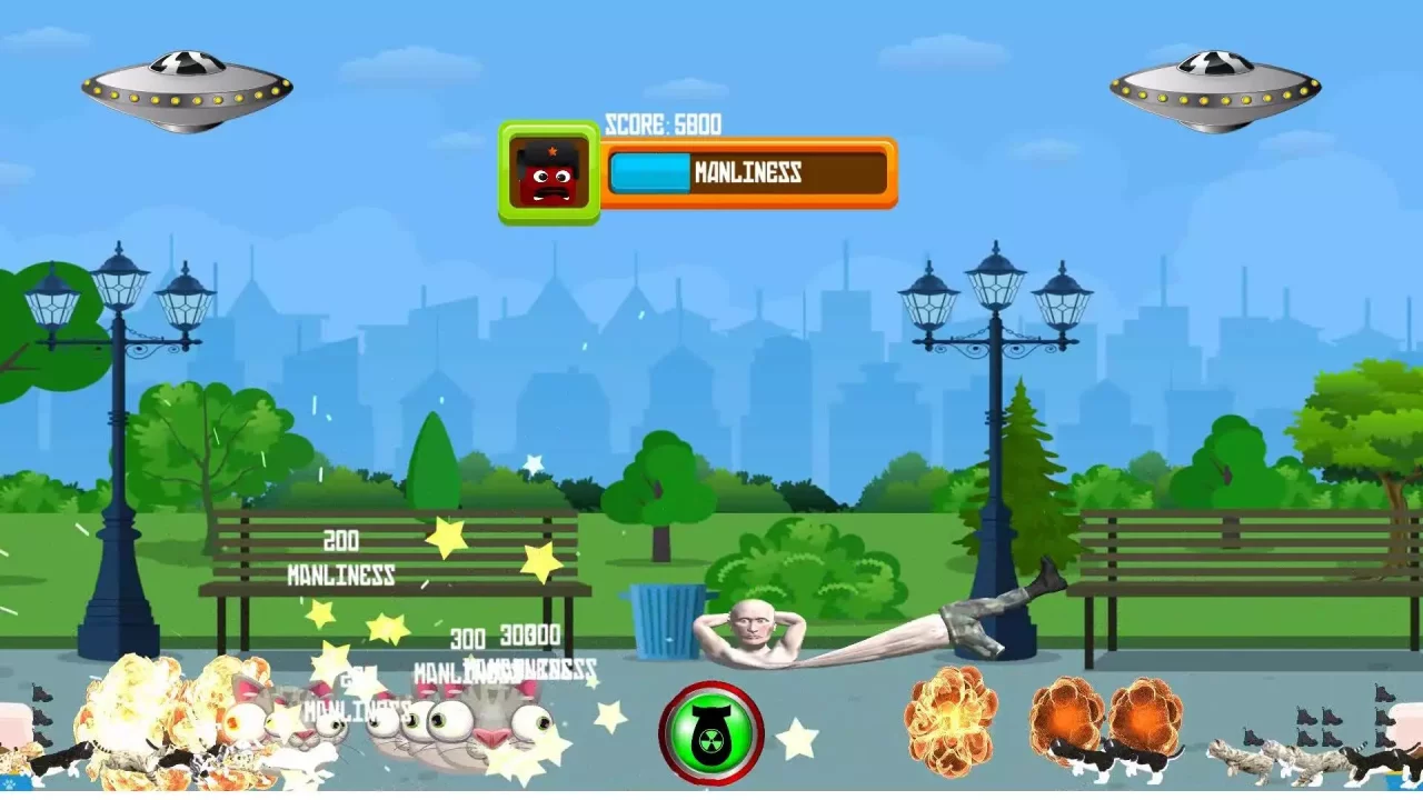 -Kicking Kittens: Putin Saves The World-游戏截图-好玩游戏库