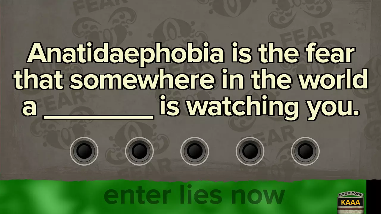 Fibbage: The Hilarious Bluffing Party Game