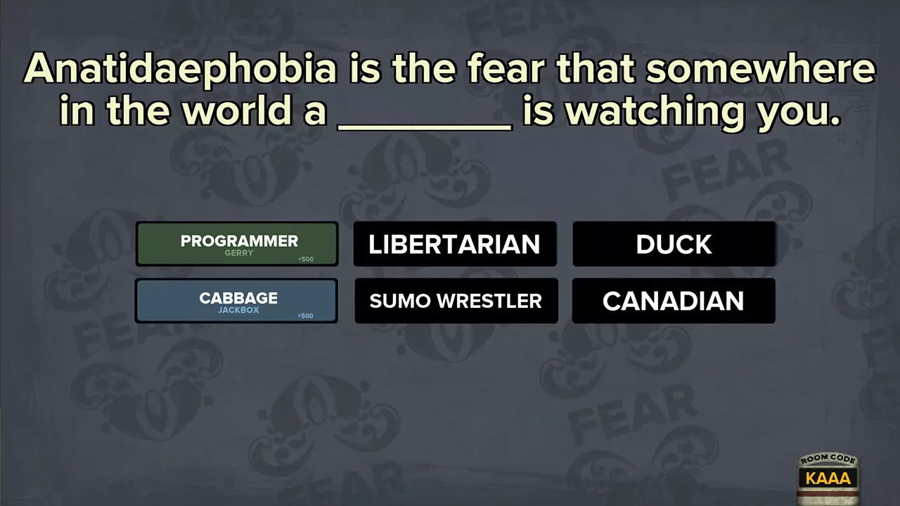 -Fibbage: The Hilarious Bluffing Party Game-游戏截图-好玩游戏库
