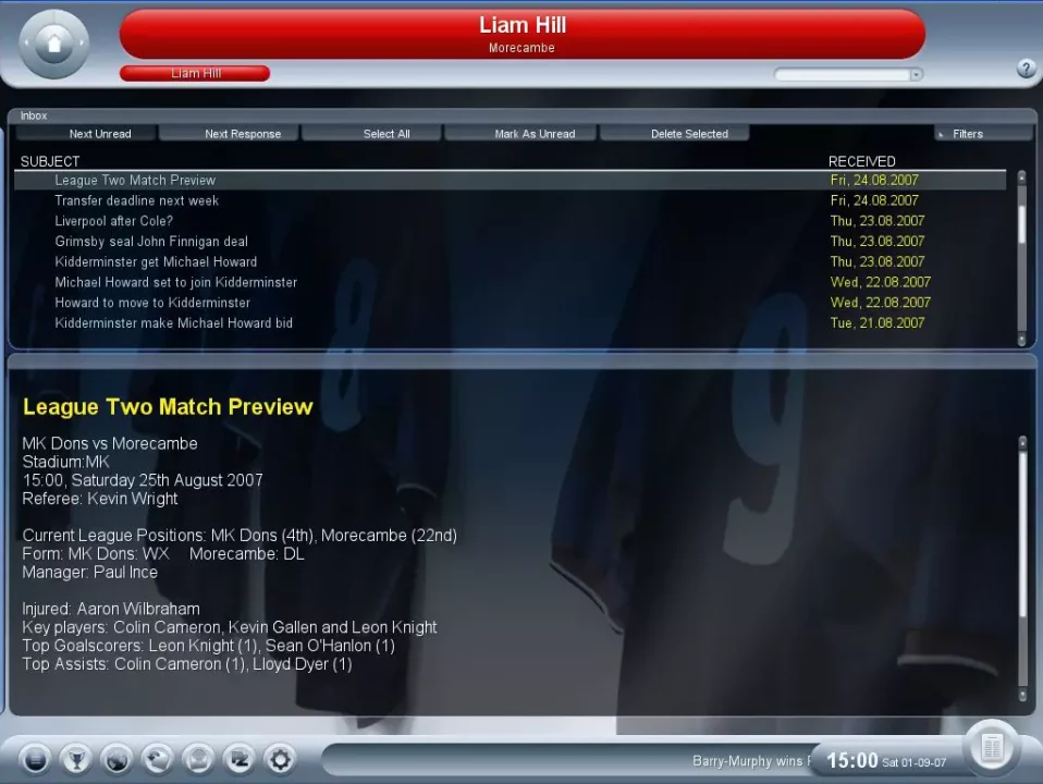 -Championship Manager 2008-游戏截图-好玩游戏库
