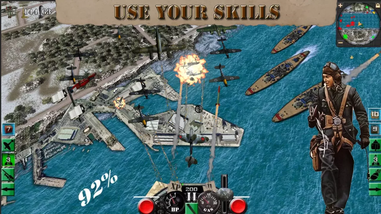 -War Birds: WW2 Air strike 1942-游戏截图-好玩游戏库
