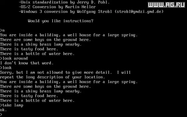-Colossal Cave Adventure-游戏截图-好玩游戏库