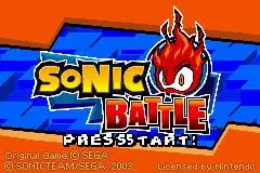 Sonic Battle