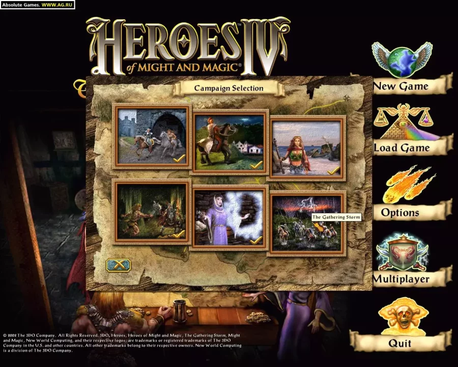 -Heroes of Might and Magic 4: The Gathering Storm-游戏截图-好玩游戏库