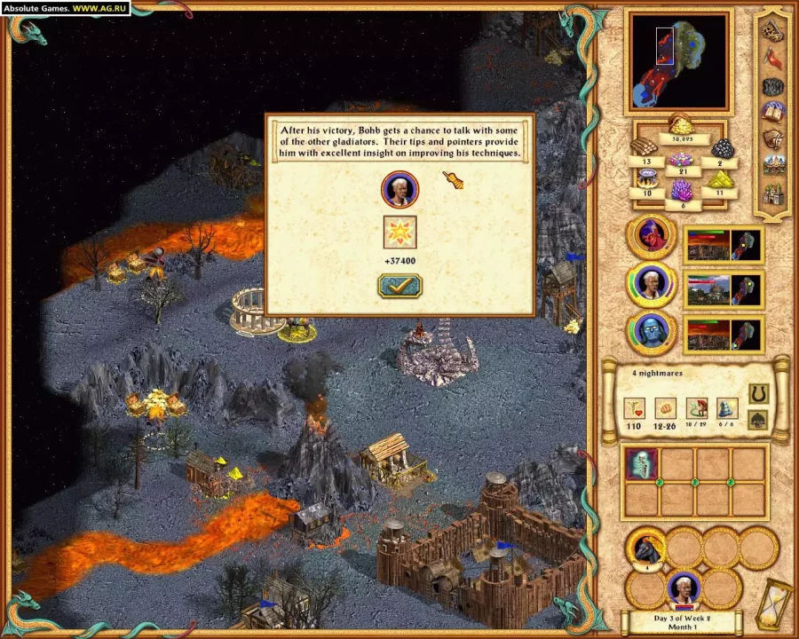 -Heroes of Might and Magic 4: The Gathering Storm-游戏截图-好玩游戏库