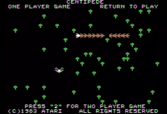 -Centipede (1981)-游戏截图-好玩游戏库