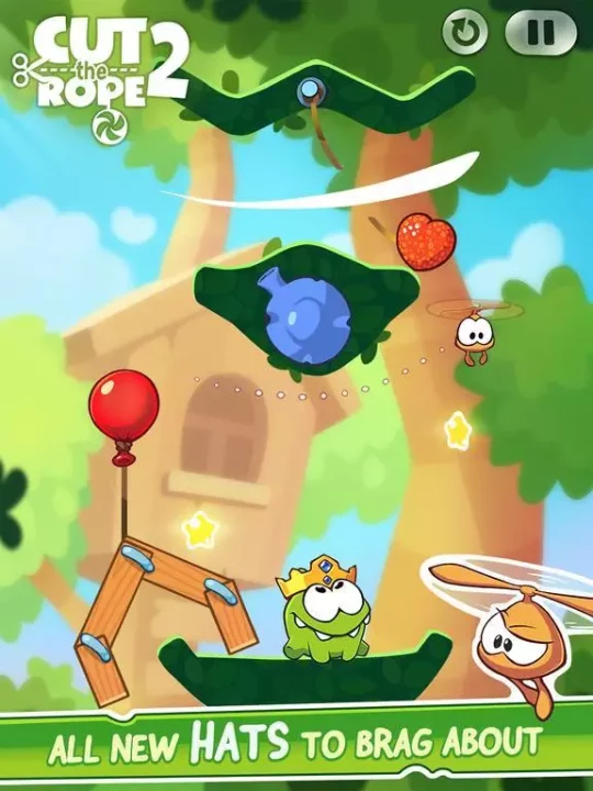 -Cut the Rope 2-游戏截图-好玩游戏库