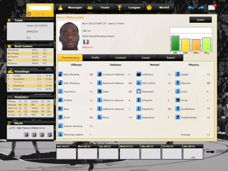 -Basketball Pro Management 2014-游戏截图-好玩游戏库