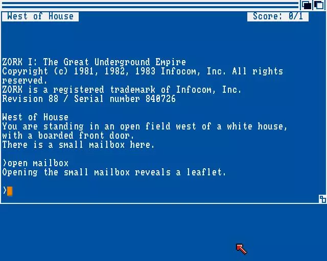 -Zork I-游戏截图-好玩游戏库