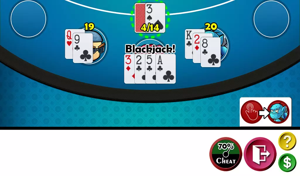 -Cheaters Blackjack 21-游戏截图-好玩游戏库