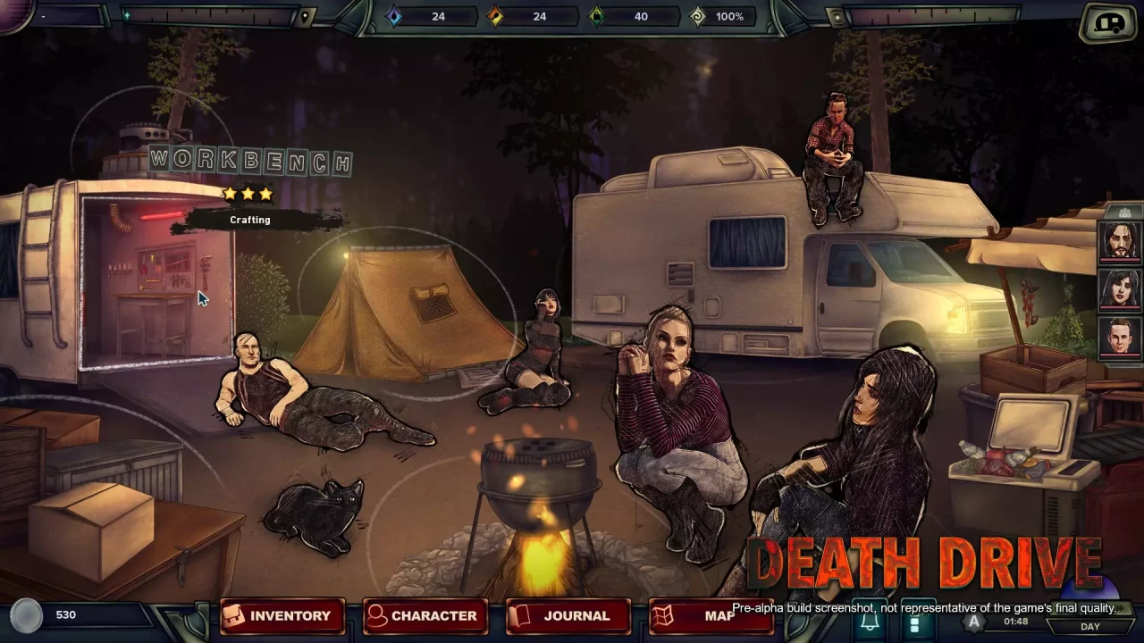 -Death Drive: A Deck-Building Open World Survival RPG-游戏截图-好玩游戏库