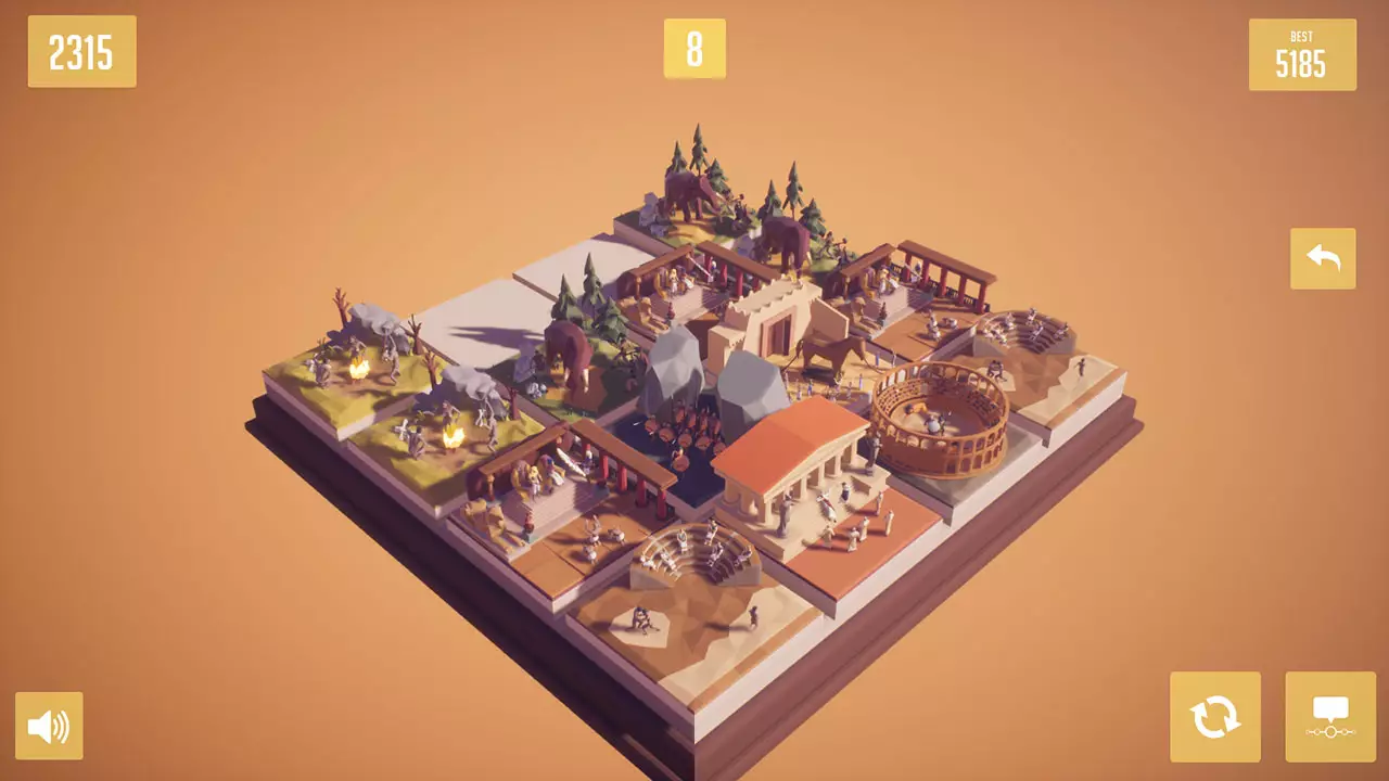 History2048 – 3D puzzle number game