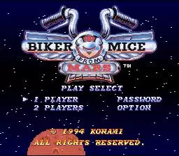 Biker Mice from Mars (SNES)