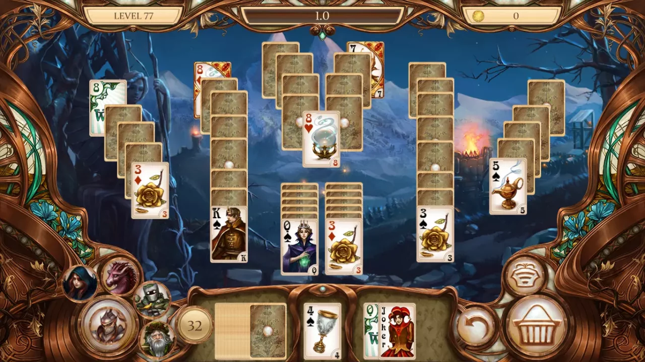 -Snow White Solitaire. Charmed Kingdom-游戏截图-好玩游戏库