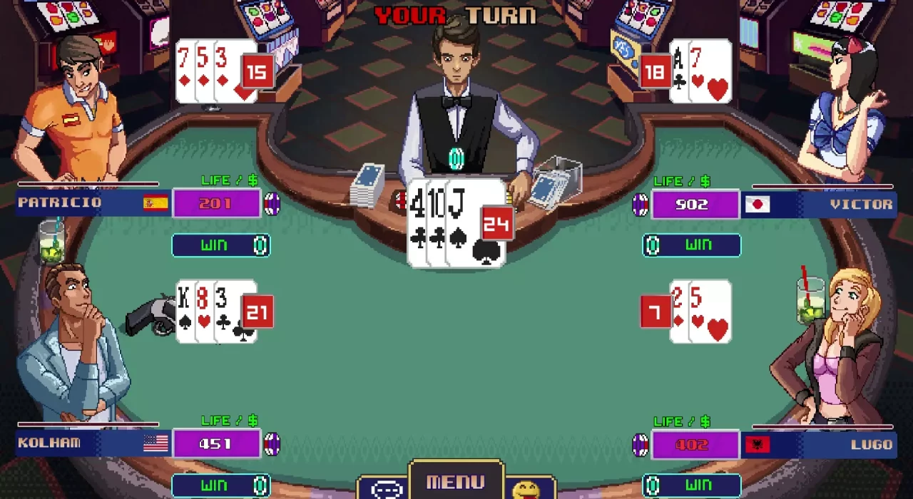 -Super Blackjack Battle 2 Turbo Edition - The Card Warriors-游戏截图-好玩游戏库