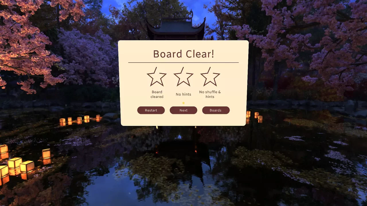 Relaxing VR Games: Mahjong