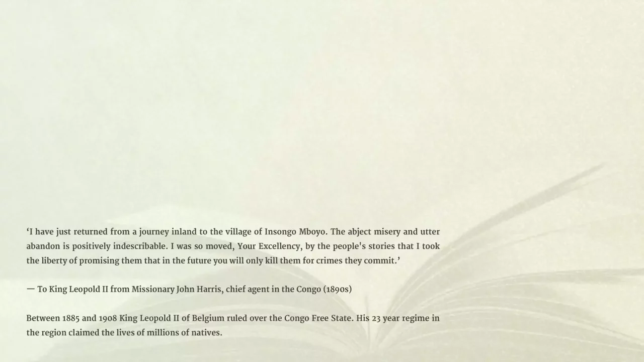 -Unheard Screams - King Leopold II's Rule Over The Congo-游戏截图-好玩游戏库