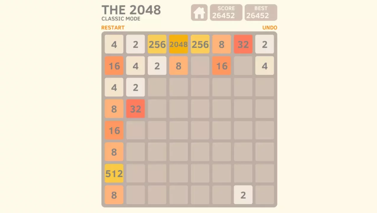 -THE 2048-游戏截图-好玩游戏库