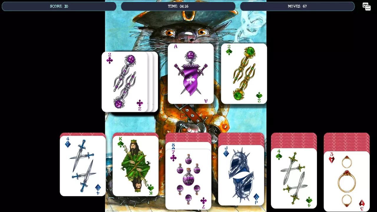 -Solitaire - Cat Pirate Portrait-游戏截图-好玩游戏库