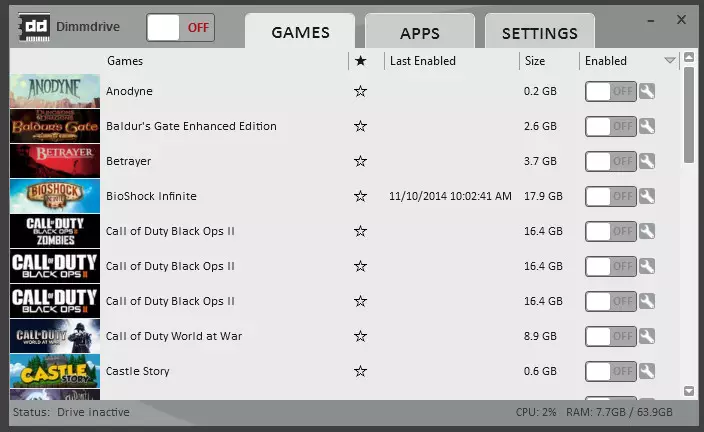 -Dimmdrive :: Gaming Ramdrive @ 10,000+ MB/s-游戏截图-好玩游戏库