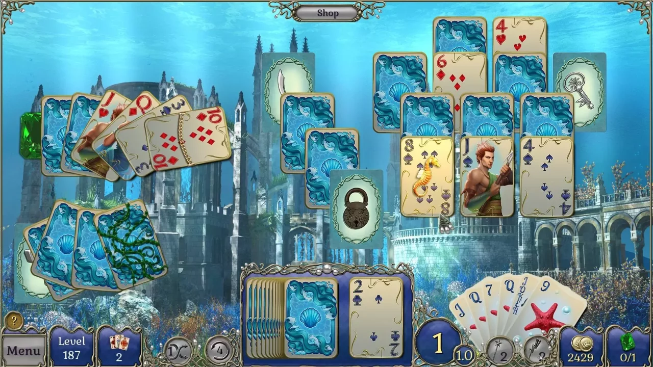-Jewel Match Atlantis Solitaire - Collector's Edition-游戏截图-好玩游戏库