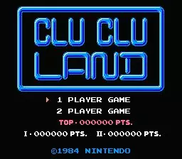 -Clu Clu Land (1984)-游戏截图-好玩游戏库