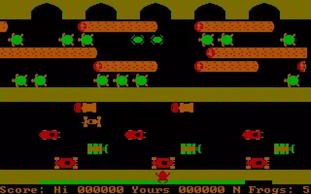 -Frogger (1983)-游戏截图-好玩游戏库
