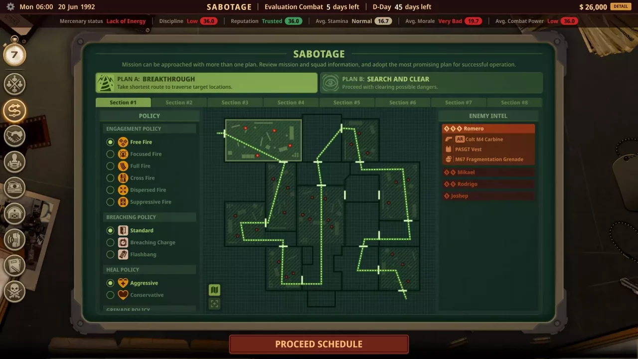 Private Military Manager: Prologue