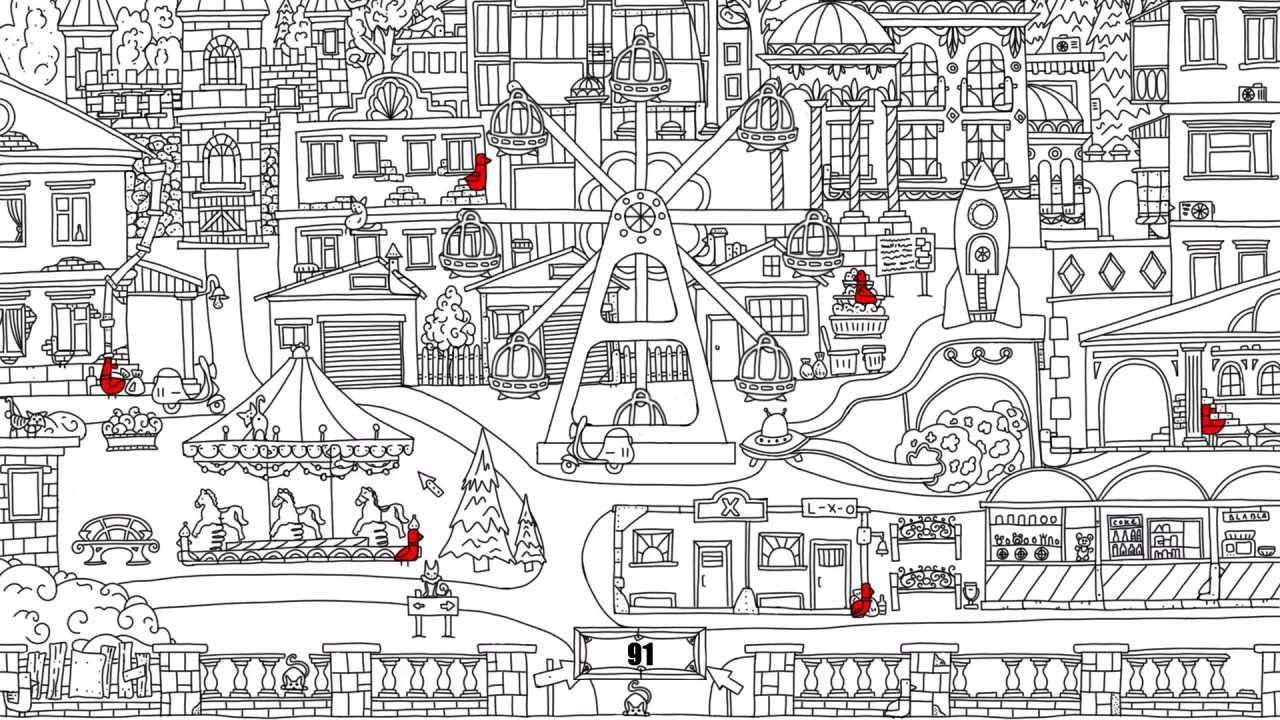 -100 hidden birds-游戏截图-好玩游戏库
