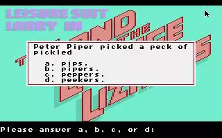 -Leisure Suit Larry in the Land of the Lounge Lizards-游戏截图-好玩游戏库