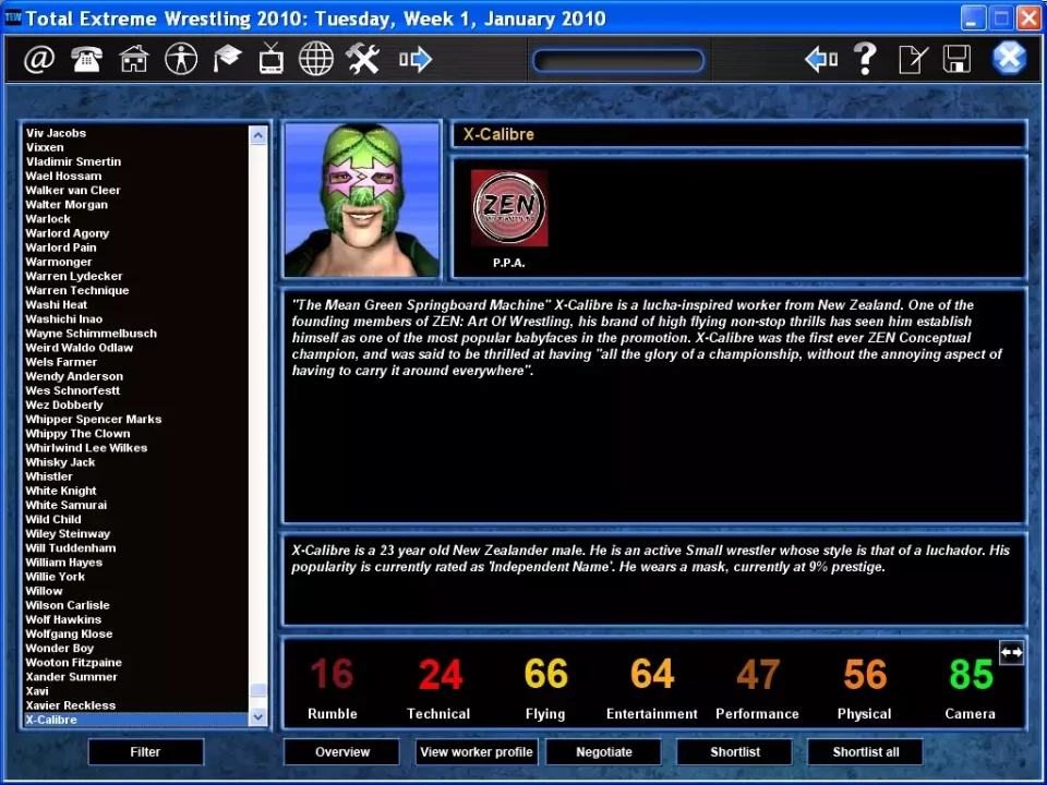 -Total Extreme Wrestling 2010-游戏截图-好玩游戏库