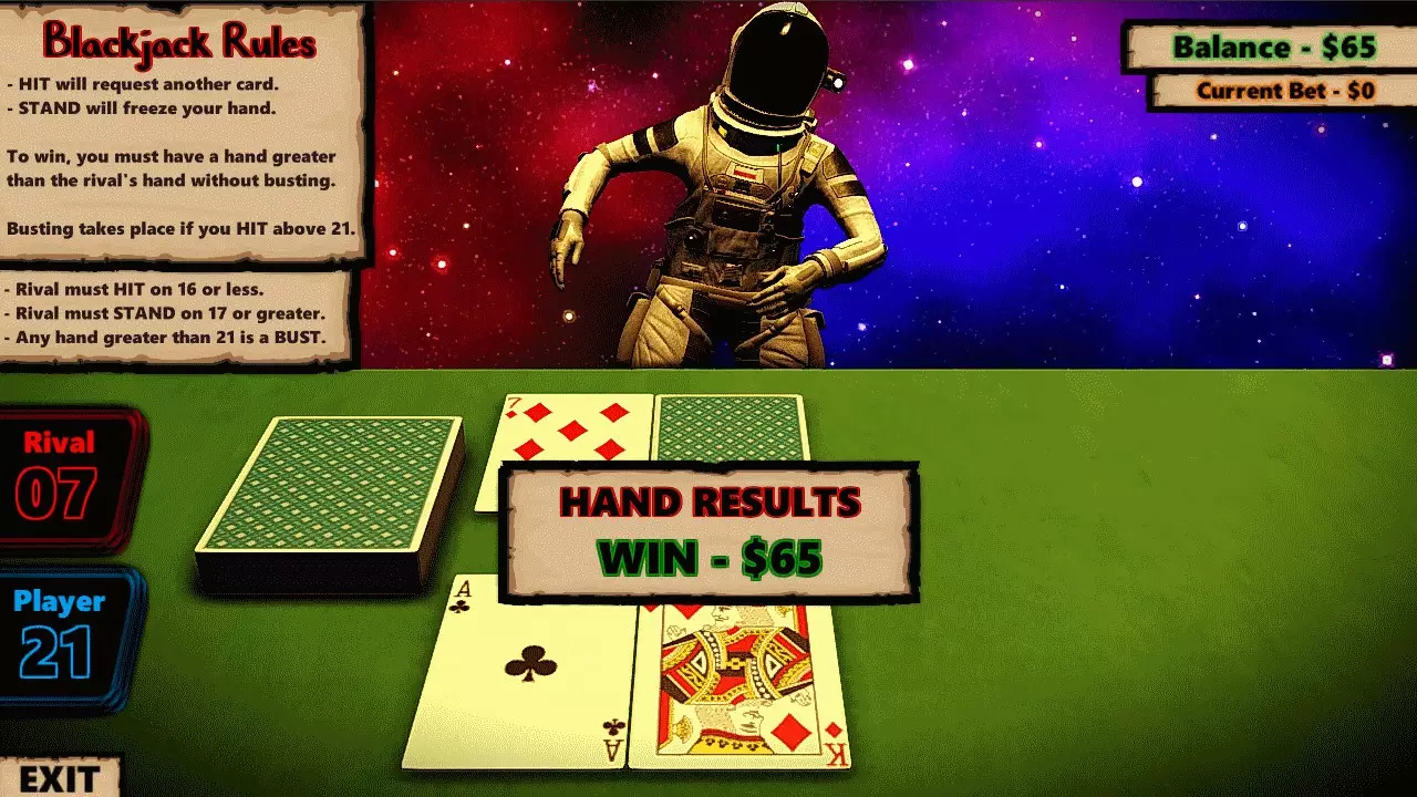 -Blackjack In Space-游戏截图-好玩游戏库