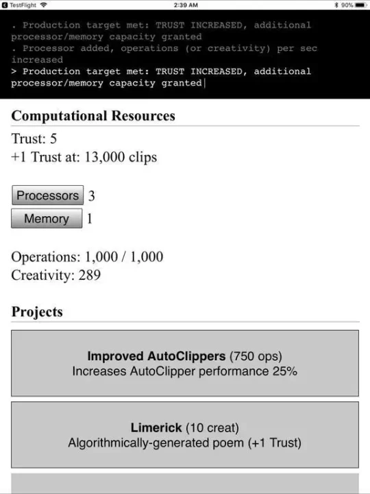 -Universal Paperclips-游戏截图-好玩游戏库