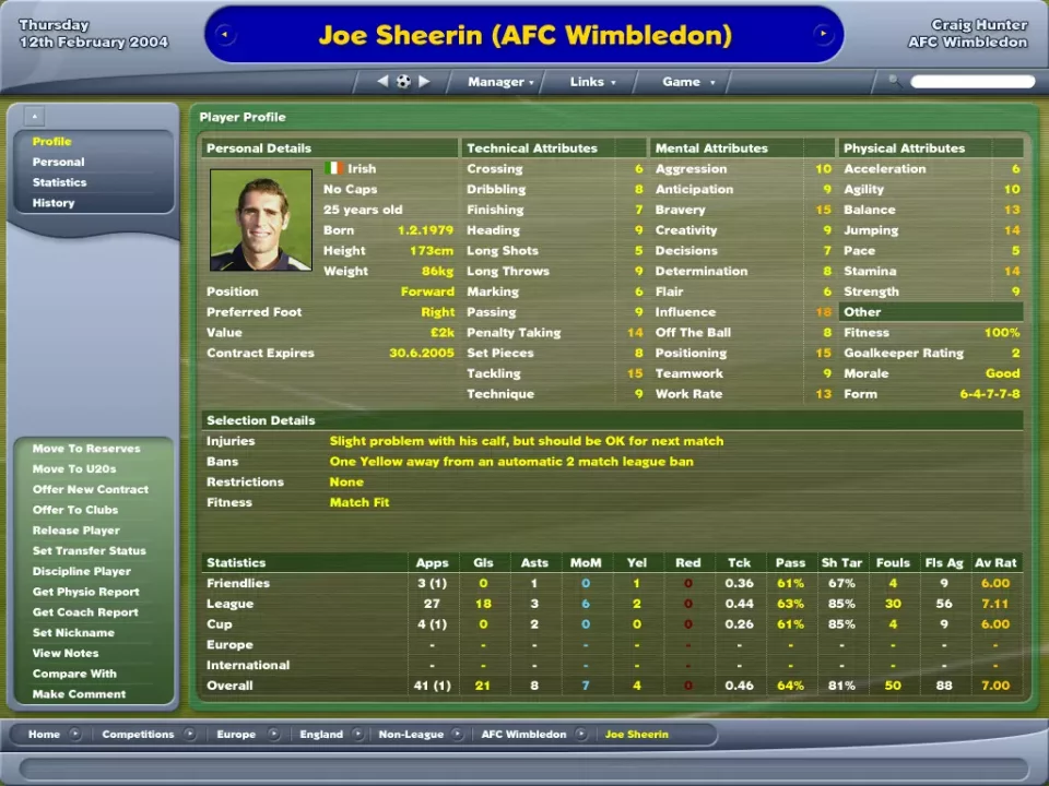 -Football Manager 2005-游戏截图-好玩游戏库