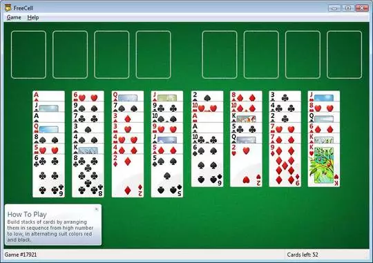 -Freecell (1992)-游戏截图-好玩游戏库