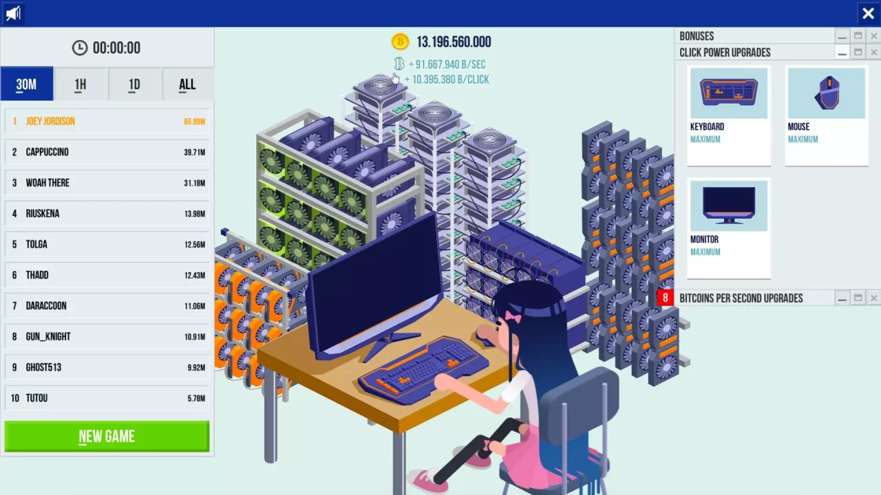 -Cryptocurrency Clicker-游戏截图-好玩游戏库