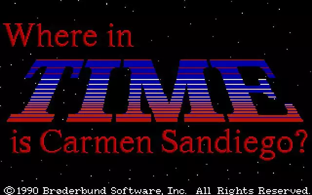 Where in Time Is Carmen Sandiego?