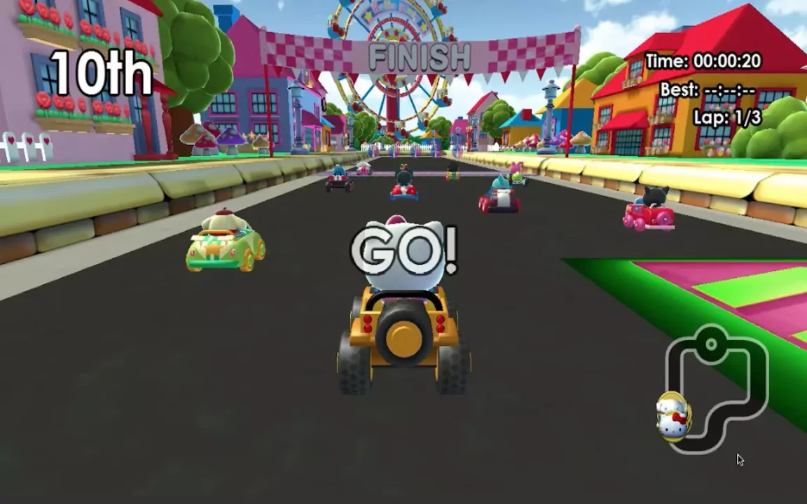-Hello Kitty and Sanrio Friends Racing-游戏截图-好玩游戏库