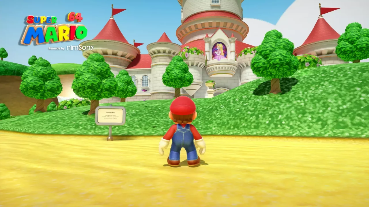 -Super Mario 64 - Reimagined by NimsoNy-游戏截图-好玩游戏库