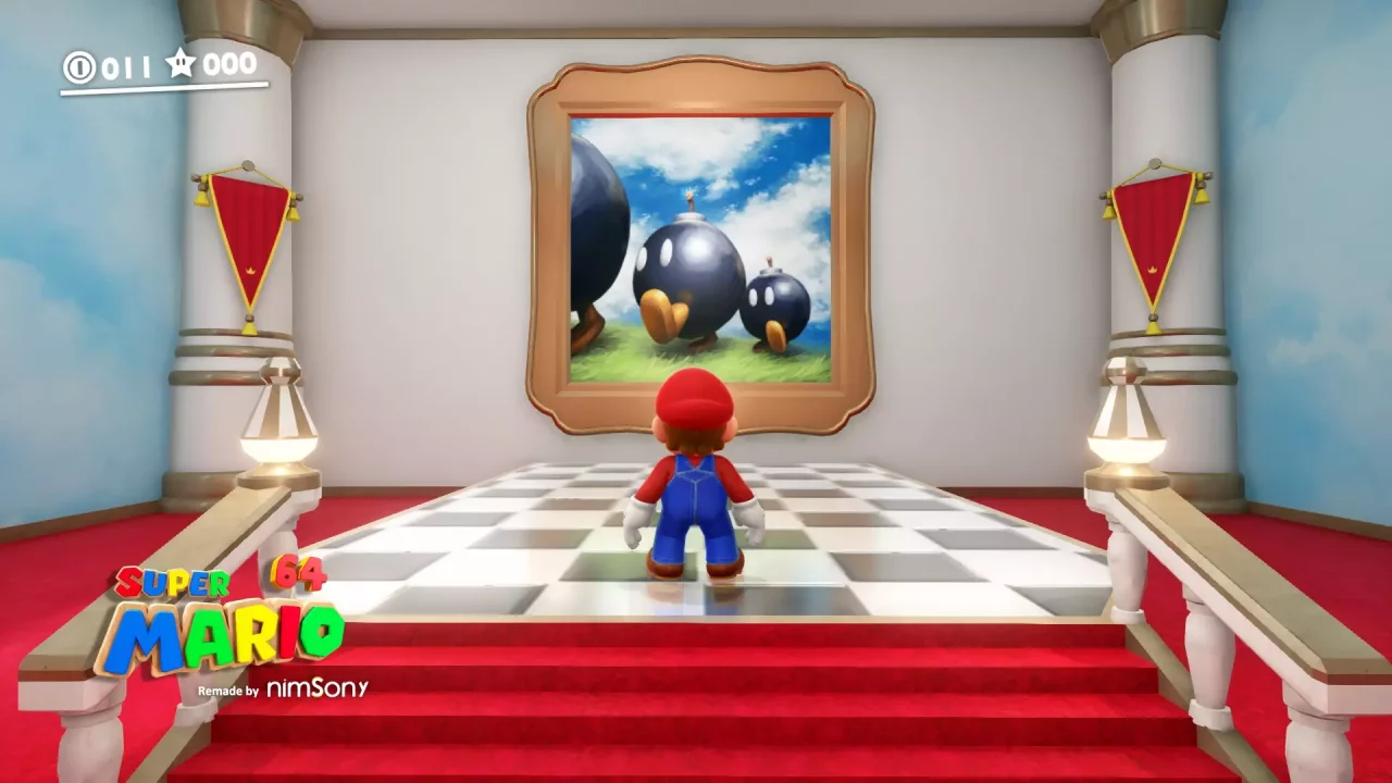 -Super Mario 64 - Reimagined by NimsoNy-游戏截图-好玩游戏库