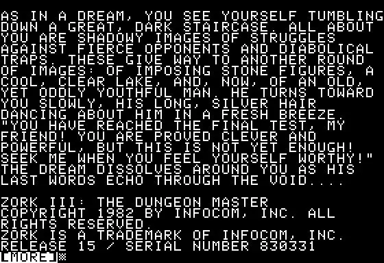 -Zork III-游戏截图-好玩游戏库