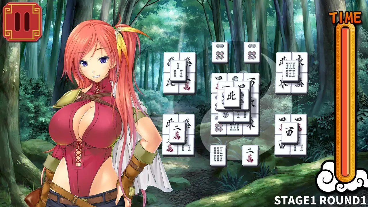 -Mahjong Strip Solitaire: Harem Guild-游戏截图-好玩游戏库