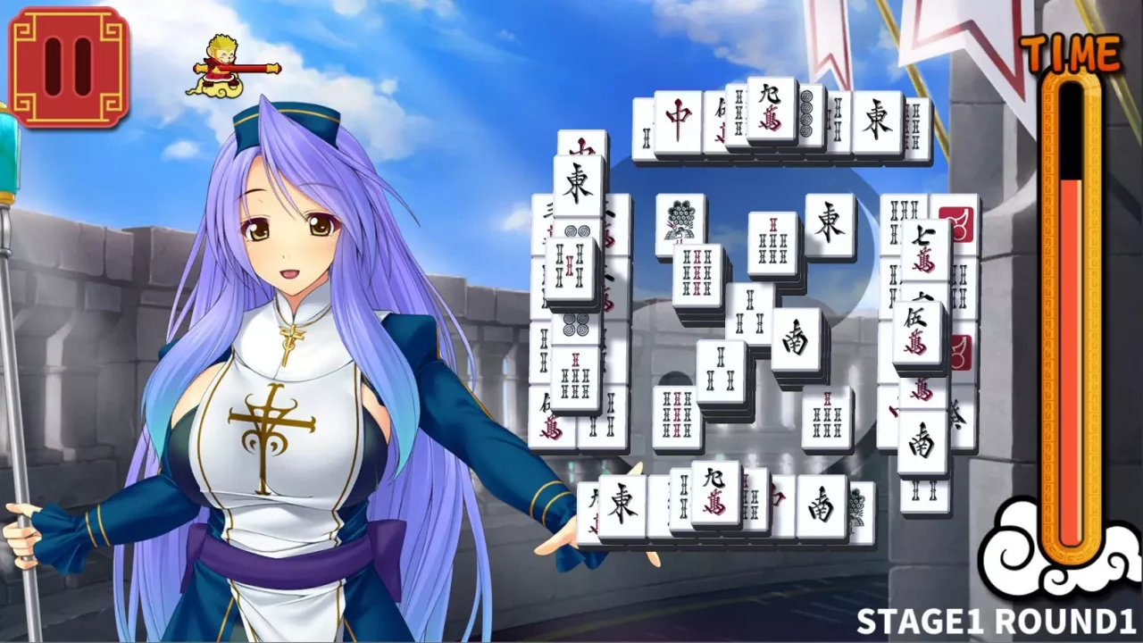 -Mahjong Strip Solitaire: Harem Guild-游戏截图-好玩游戏库