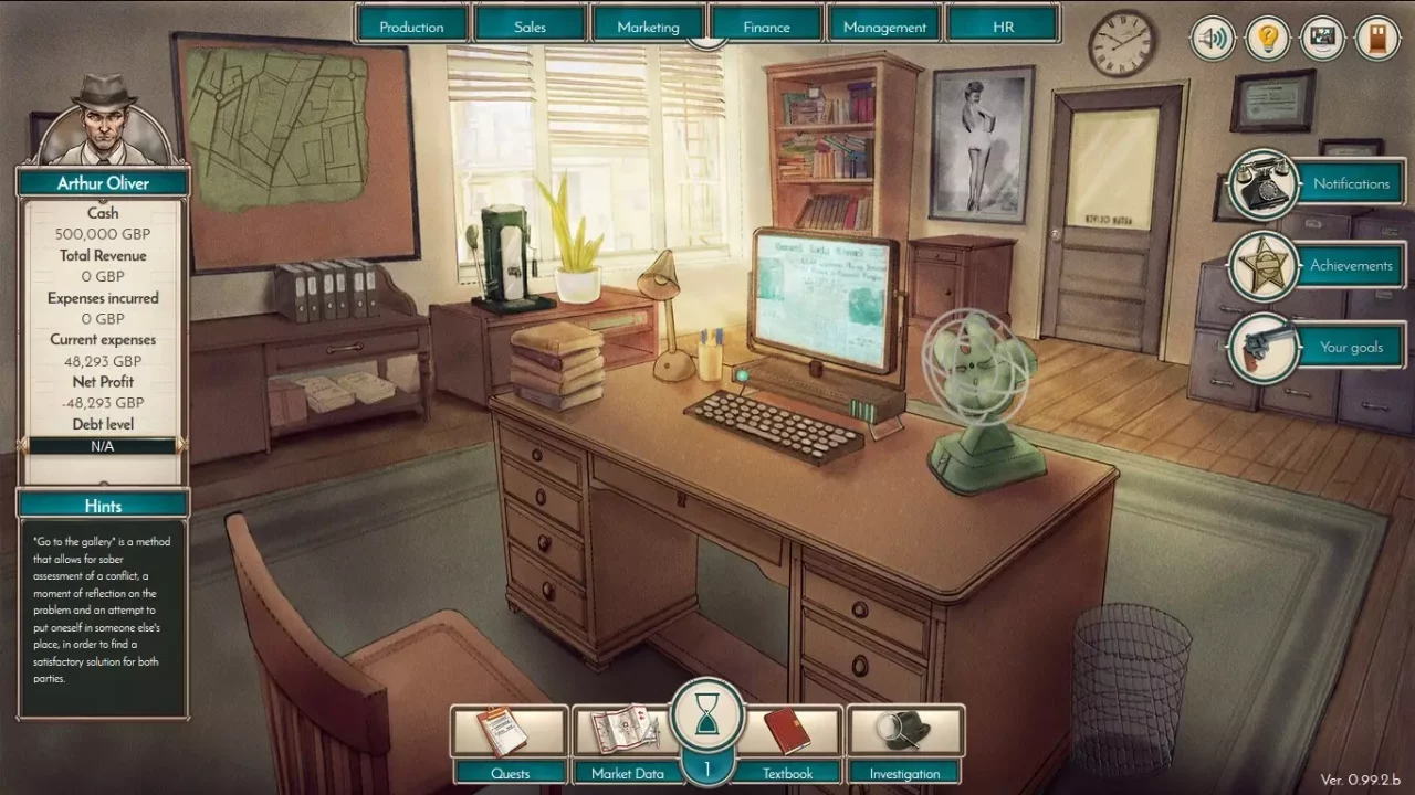 Coffee Noir – Business Detective Game
