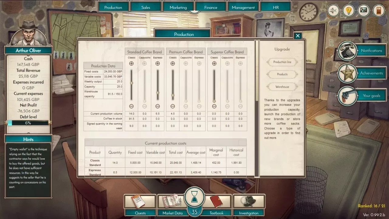 -Coffee Noir - Business Detective Game-游戏截图-好玩游戏库