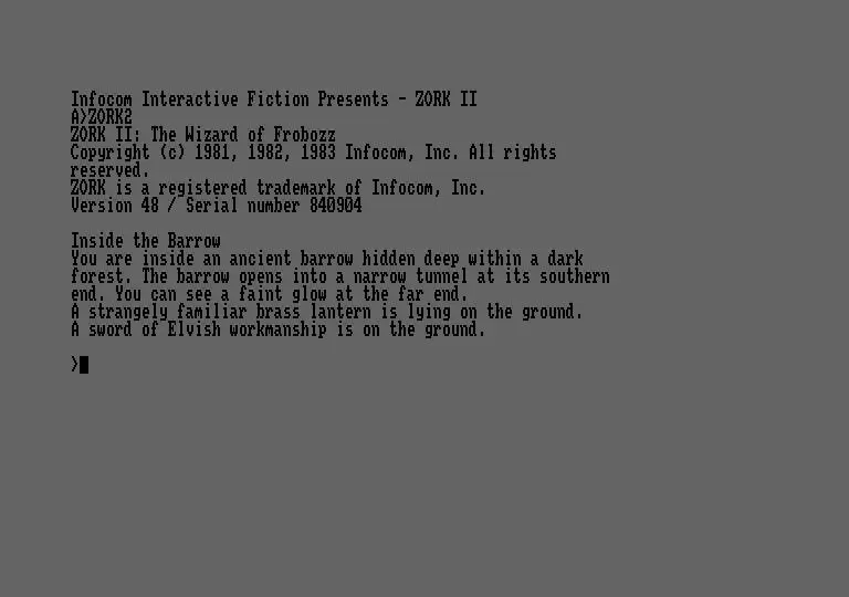 -Zork II-游戏截图-好玩游戏库