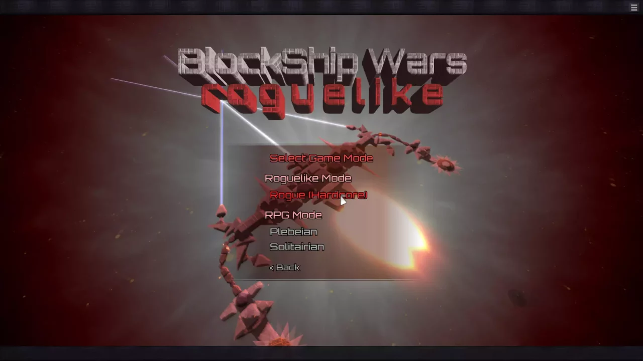 BlockShip Wars: Roguelike