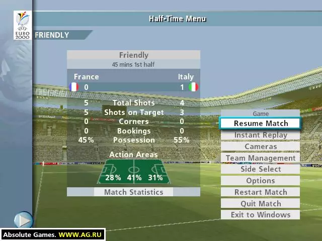 -UEFA Euro 2000-游戏截图-好玩游戏库